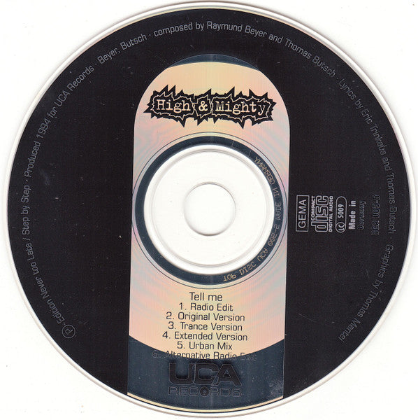 High & Mighty : Tell Me (CD, Maxi)