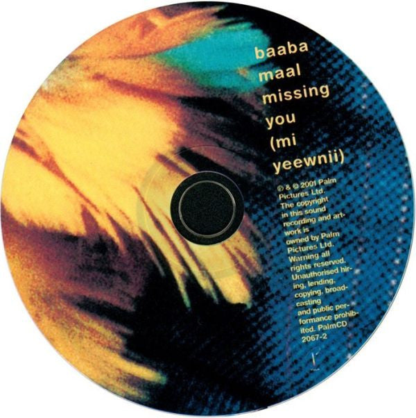 Baaba Maal : Missing You (Mi Yeewnii) (CD, Album)