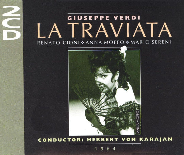 Giuseppe Verdi - Renato Cioni, Anna Moffo, Mario Sereni - Herbert von Karajan : La Traviata (2xCD, Album)