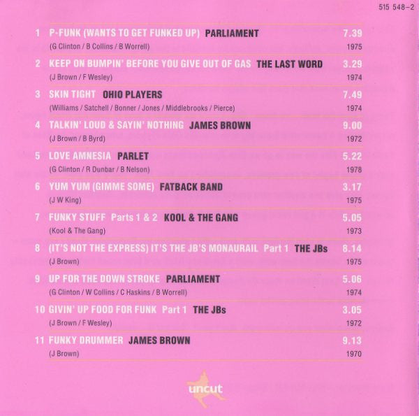 Various : Up For The Down Stroke (Uncut Funk Volume 1) (CD, Comp)
