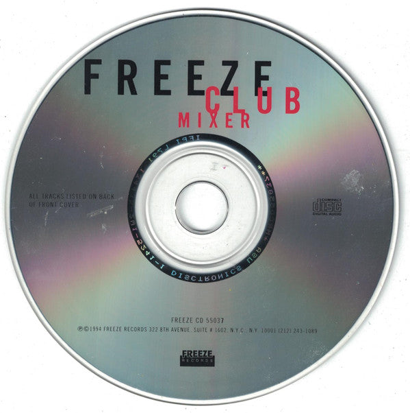 Various : Freeze Club Mixer Vol. 1 (CD, Comp, Mixed)