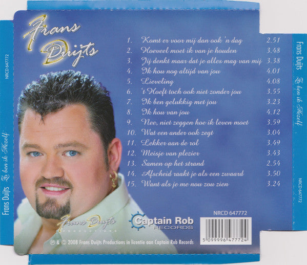 Frans Duijts : Zo Ben Ik Mezelf (CD, Album)