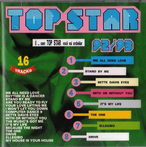 Various : Top Star 92/93 (CD, Comp)