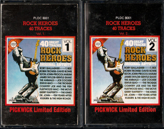 Various : Rock Heroes (2xCass, Comp, Ltd)