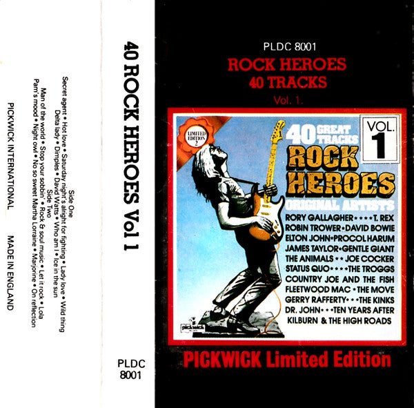 Various : Rock Heroes (2xCass, Comp, Ltd)