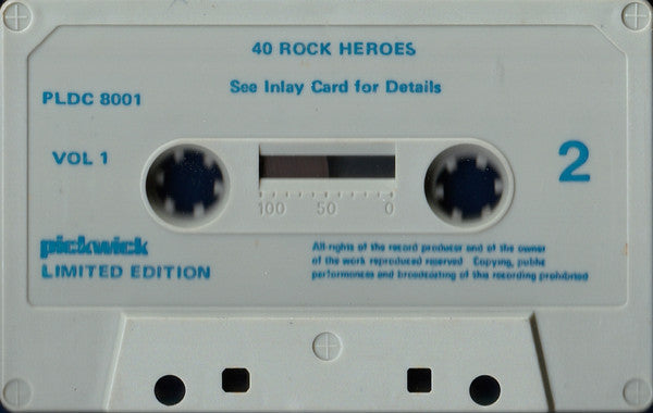 Various : Rock Heroes (2xCass, Comp, Ltd)