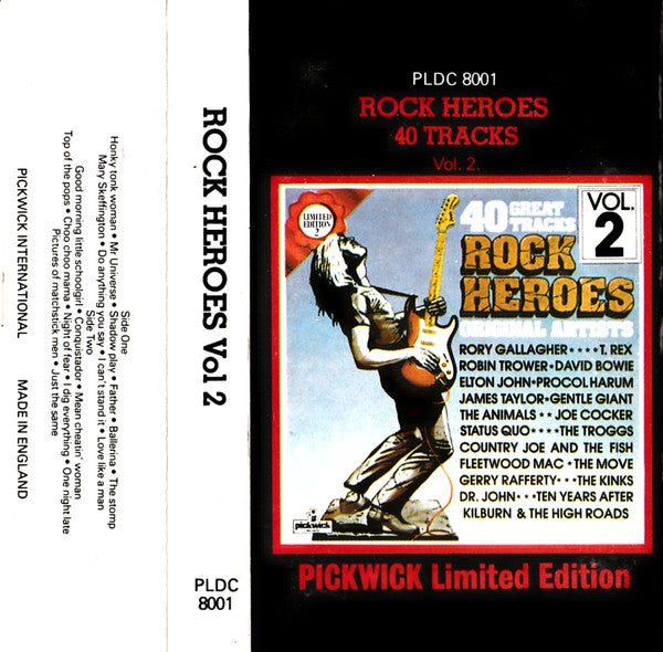Various : Rock Heroes (2xCass, Comp, Ltd)
