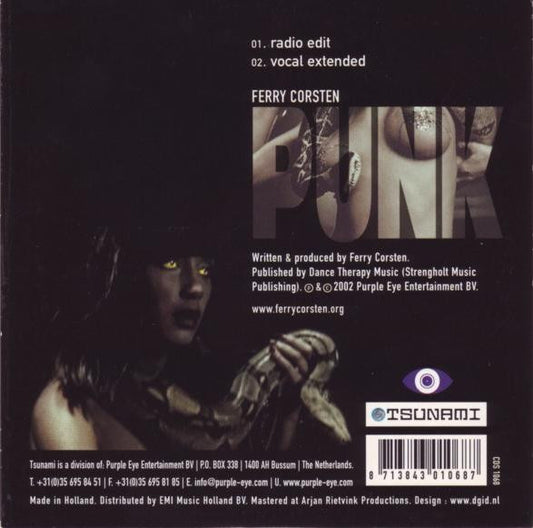Ferry Corsten : Punk (CD, Single)