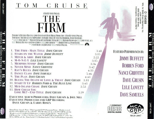 Dave Grusin : The Firm (Original Motion Picture Soundtrack) (CD, Album, Club)