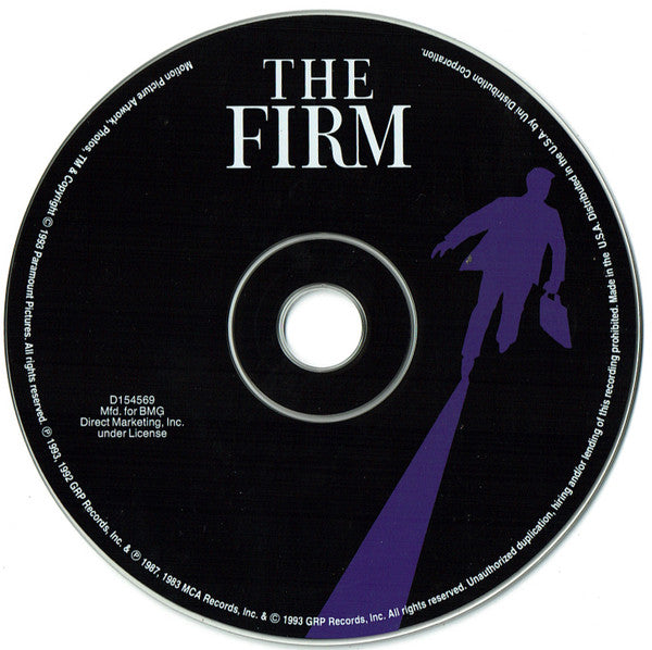 Dave Grusin : The Firm (Original Motion Picture Soundtrack) (CD, Album, Club)