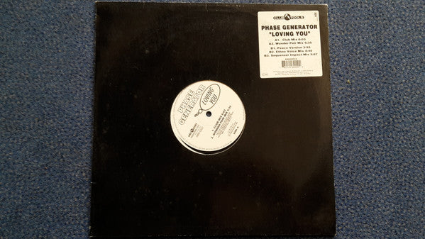Phase Generator : Loving You (12", Maxi)