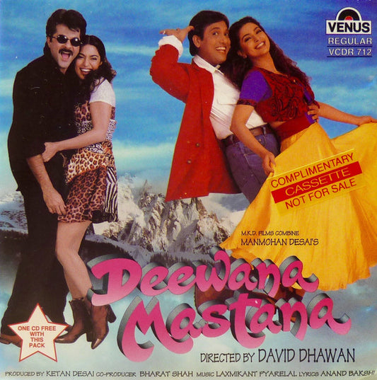 Laxmikant-Pyarelal, Anand Bakshi : Deewana Mastana (2xCD, Album)
