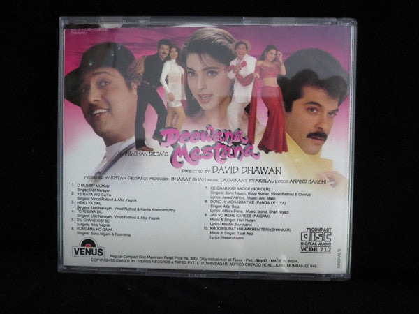 Laxmikant-Pyarelal, Anand Bakshi : Deewana Mastana (2xCD, Album)