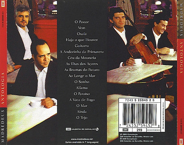 Madredeus : Antologia (CD, Comp)