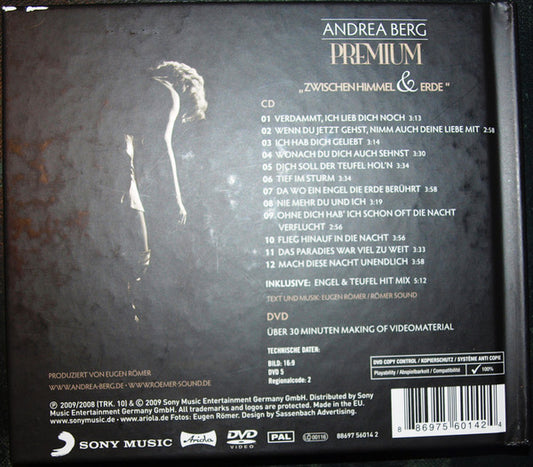 Andrea Berg : Zwischen Himmel & Erde Premium (CD, Album + DVD, Copy Prot., PAL, Reg)
