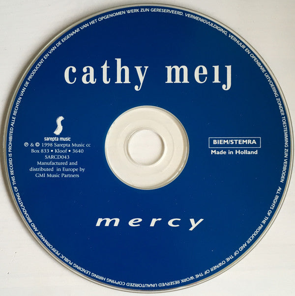 Cathy Meij : Mercy (CD, Album)