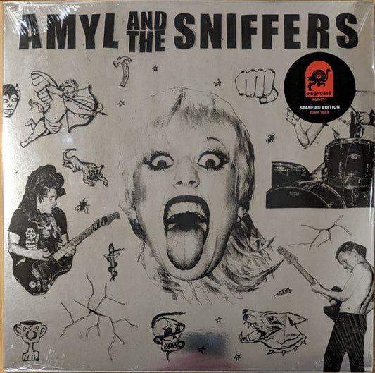 Amyl And The Sniffers : Amyl And The Sniffers (LP, Album, Ltd, Pin)