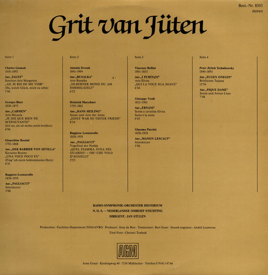Grit van Jüten : Musikalische Kostbarkeiten  (2xLP, Album)