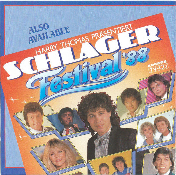 Various : Harry Thomas Präsentiert SchlagerFestival '88 Volume 1 (CD, Comp)
