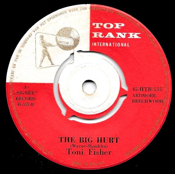 Toni Fisher : The Big Hurt / Memphis Belle (7", Single)