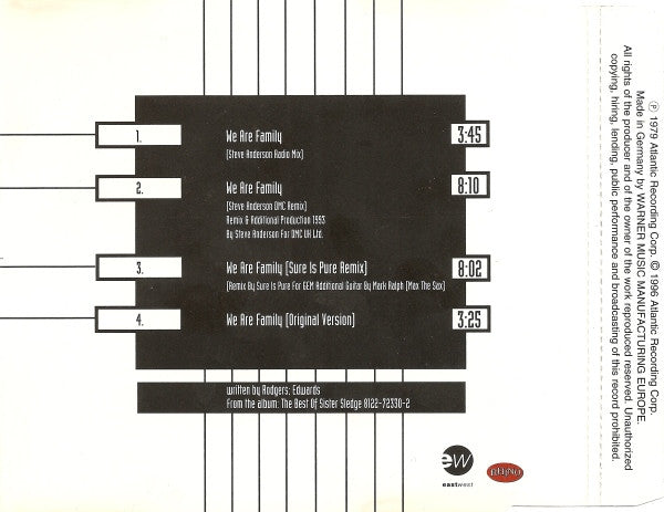 Sister Sledge : We Are Family (CD, Maxi)