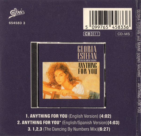 Miami Sound Machine : Anything For You (CD, Mini, Maxi, RE)