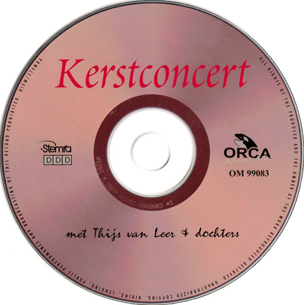 Various : Kerstconcert Met Thijs Van Leer En Dochters (CD, Album)