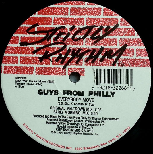 Guys From Philly : Everybody Move / After Midnight (12")