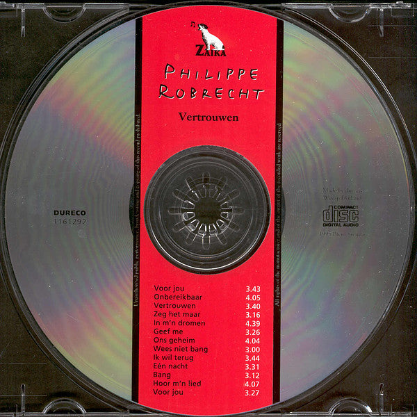 Philippe Robrecht : Vertrouwen (CD, Album)