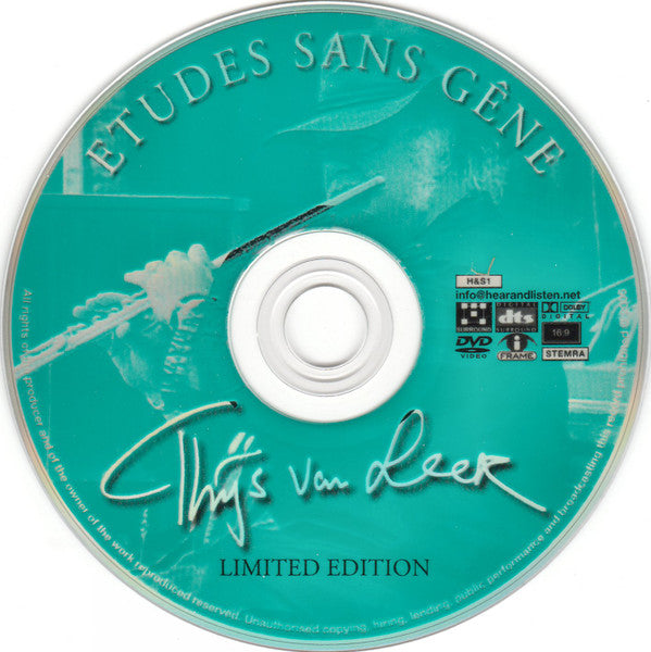 Thijs Van Leer : Etudes Sans Gêne (DVD-V, Ltd)