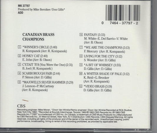The Canadian Brass : Champions (CD, Album, RE)