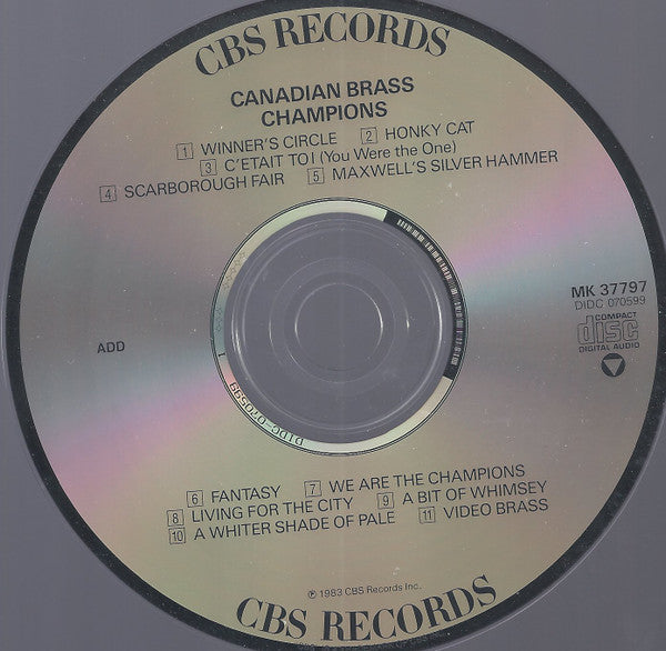 The Canadian Brass : Champions (CD, Album, RE)