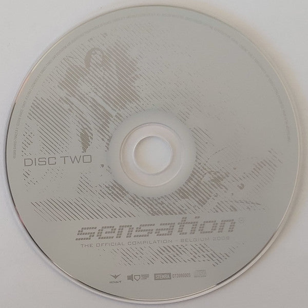 Various : Sensation: The Official Compilation - Belgium 2008 (2xCD, Comp, Mixed)