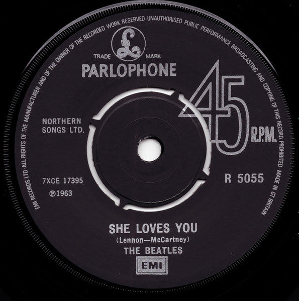 The Beatles : She Loves You c/w I'll Get You (7", Single, RE)