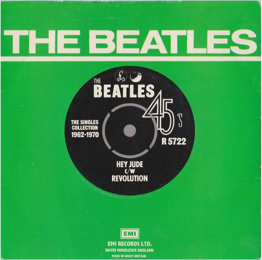 The Beatles : Hey Jude c/w Revolution (7", Single, Mono, RE)