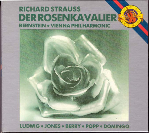 Richard Strauss : Wiener Philharmoniker, Leonard Bernstein, Placido Domingo, Christa Ludwig, Gwyneth Jones, Walter Berry, Lucia Popp : Der Rosenkavalier (3xCD + Box)