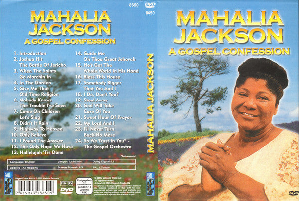 Mahalia Jackson : A Gospel Confession (DVD, PAL)