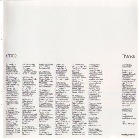 Various : Café Del Mar - The Best Of - Compiled By José Padilla (2xCD, Comp)