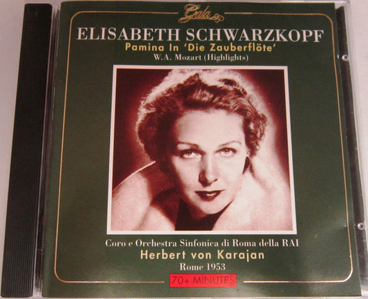 Elisabeth Schwarzkopf : Sings Pamina In Die Zauberflote (CD, Album)