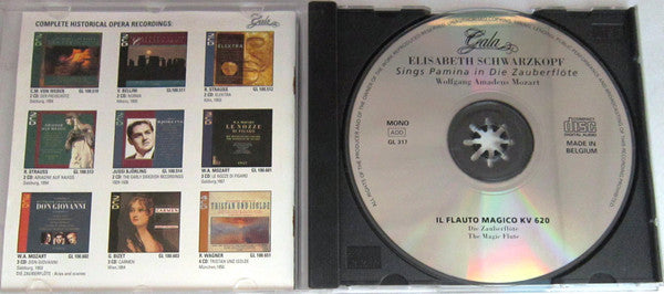 Elisabeth Schwarzkopf : Sings Pamina In Die Zauberflote (CD, Album)