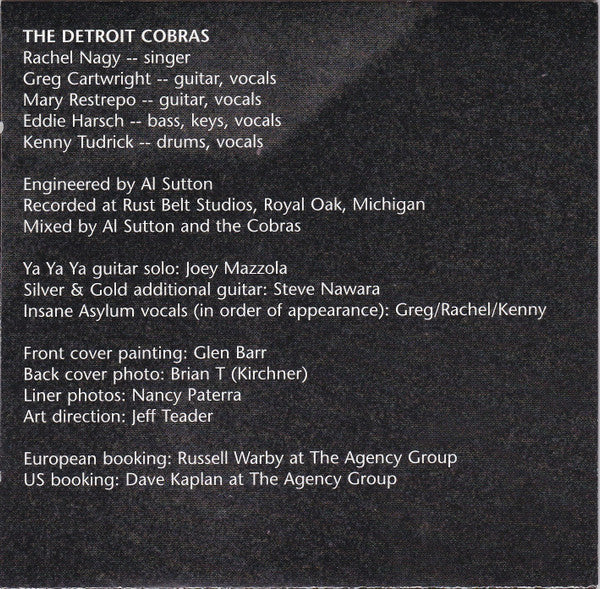 The Detroit Cobras : Seven Easy Pieces (CD, MiniAlbum)