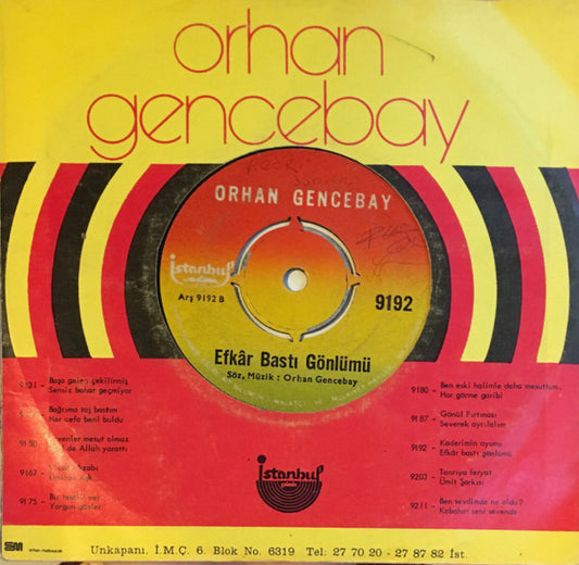 Orhan Gencebay : Kaderimin Oyunu (7", Single)