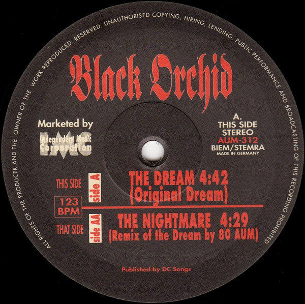 Black Orchid : The Dream (12")