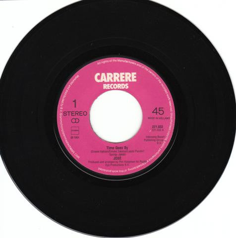 José (3) : Time Goes By (7", Single)