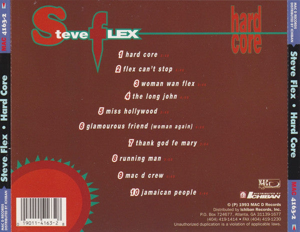 Steve Flex : Hard Core (CD, Album)