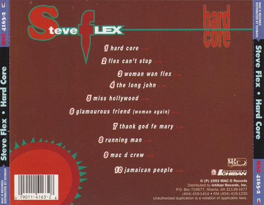 Steve Flex : Hard Core (CD, Album)