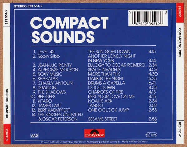 Various : Compact Sounds (CD, Comp, Ltd, M/Print)