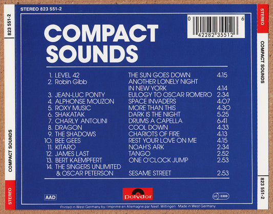 Various : Compact Sounds (CD, Comp, Ltd, M/Print)