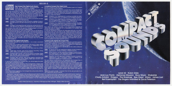 Various : Compact Sounds (CD, Comp, Ltd, M/Print)