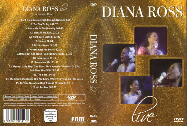 Diana Ross : Live At Caesars Palace (DVD-V)